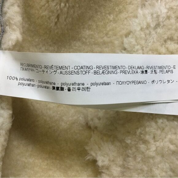 ZARA Blue faux sheepskin jacket - Picture 12 of 15